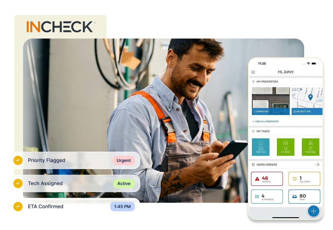 InCheck mobile App Graphic